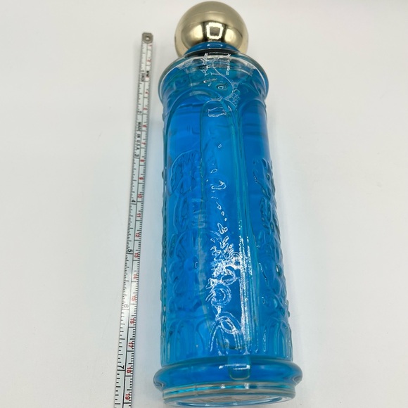 Avon Winter Garden Occur! Blue Cologne Glass Bottle - Picture 3 of 4